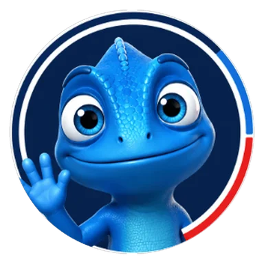 Cami, the Lingo4All mascot, waving